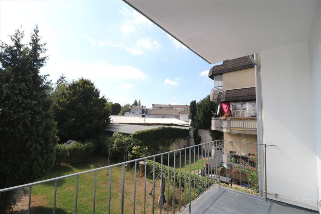 Blick vom Balkon